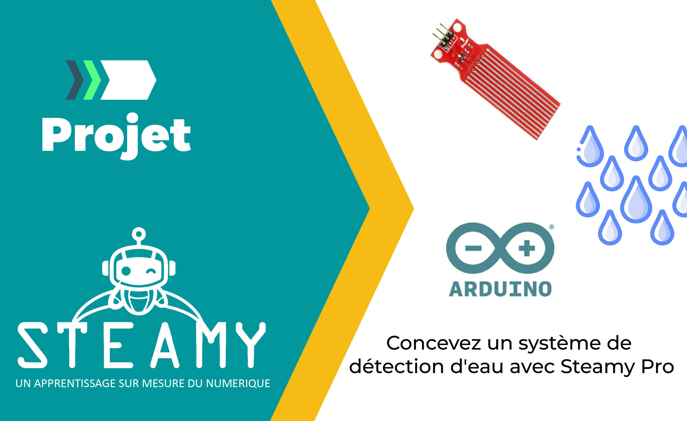 Concevez un système de détection d&rsquo;eau avec Steamy Pro